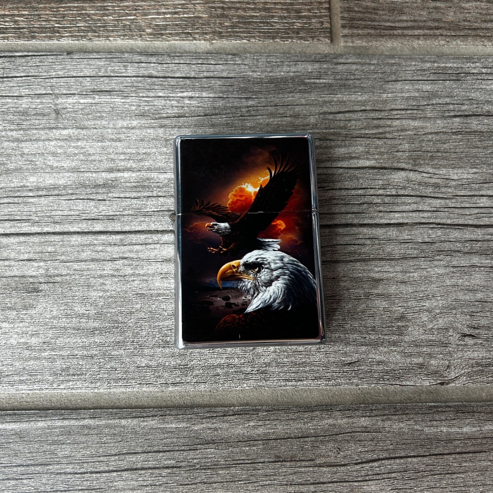 VTG Star‎ Lighter 903 M Series Eagle Graphic Collectible Great Condition